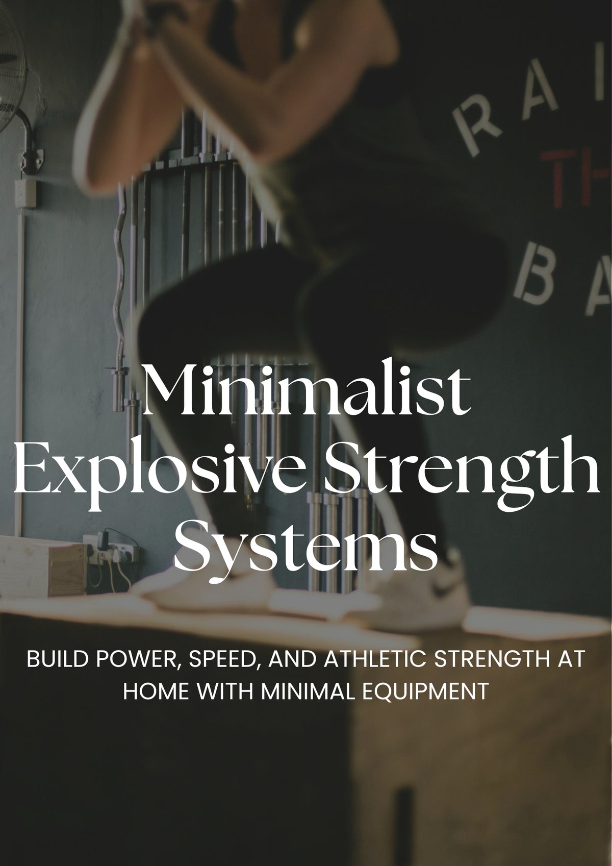 PDF program cover: Explosive Strength: 4-Week Bodyweight Power Program