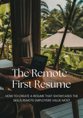 The Remote-First Resume